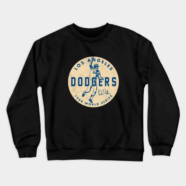 Kirk Gibson Dodgers 1 by Buck Tee Crewneck Sweatshirt by Buck Tee